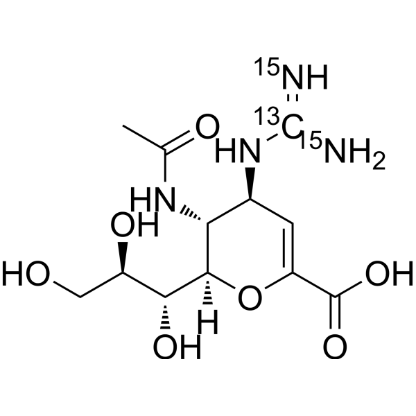 Zanamivir-13C,15N2 1276528-62-1